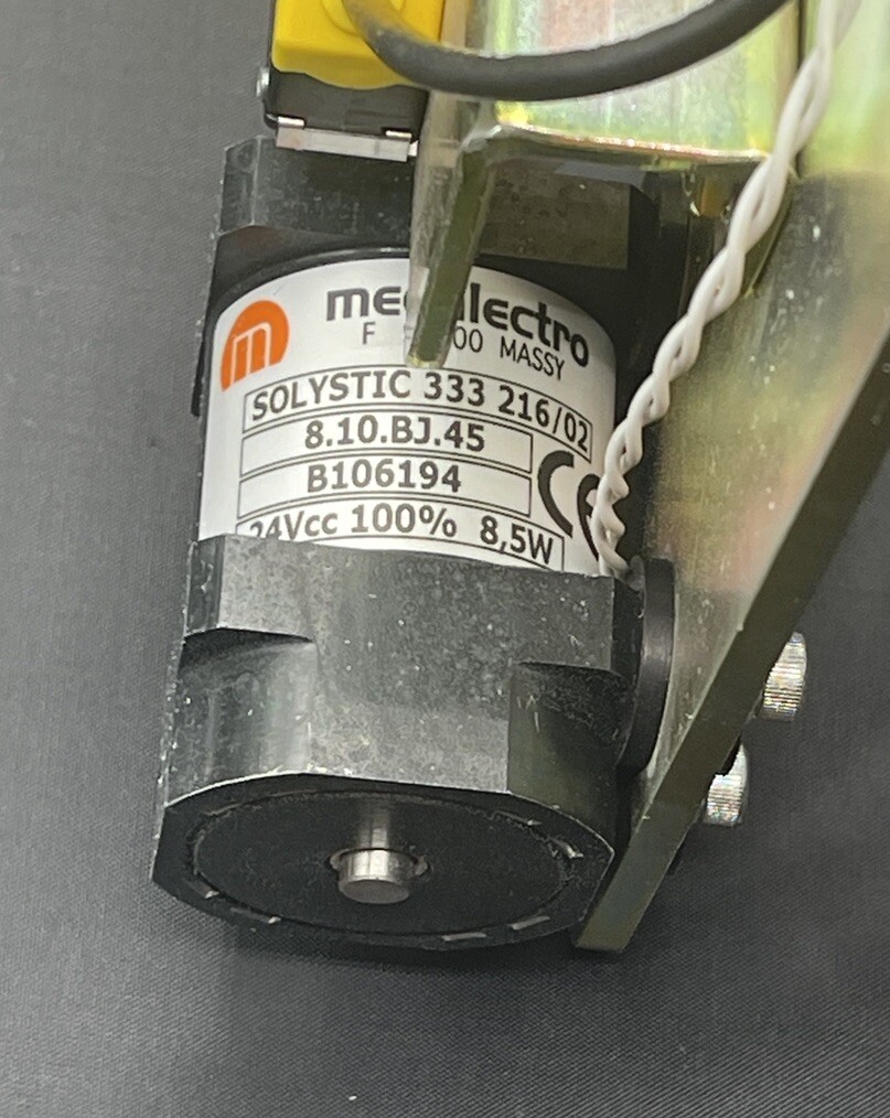 Mecalectro Solystic 333 216/02 B106194 Solenoid w/ Banner- NEW