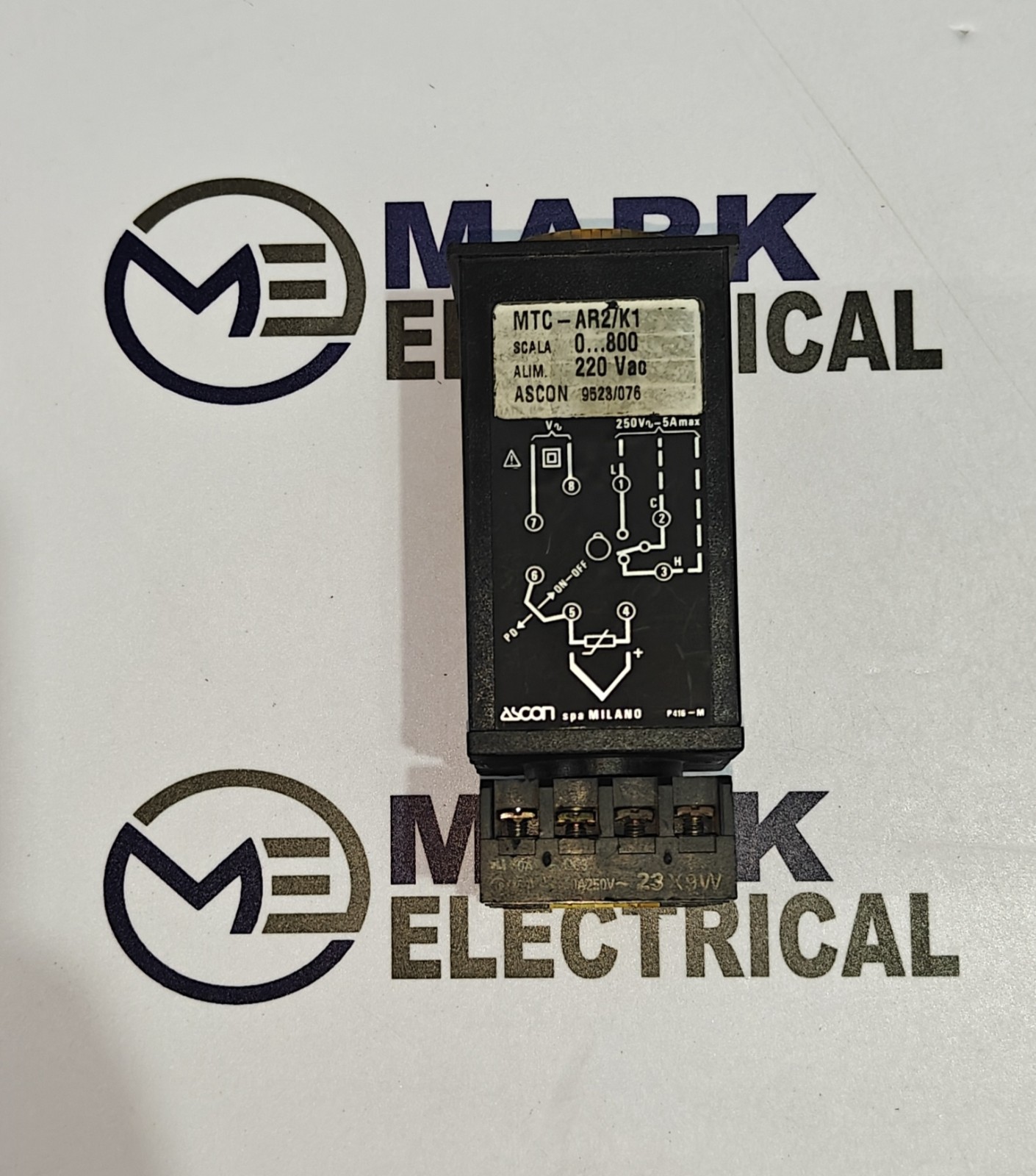 ASCON MTC-AR2/K1 SCALA 0.0-800C VOLTAGE 220VAC FAST SHIPPING