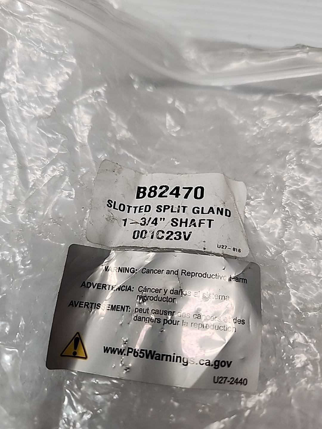 Berkeley Pump Part B82470 SLOTTED SPLIT GLAND 1 3/4″