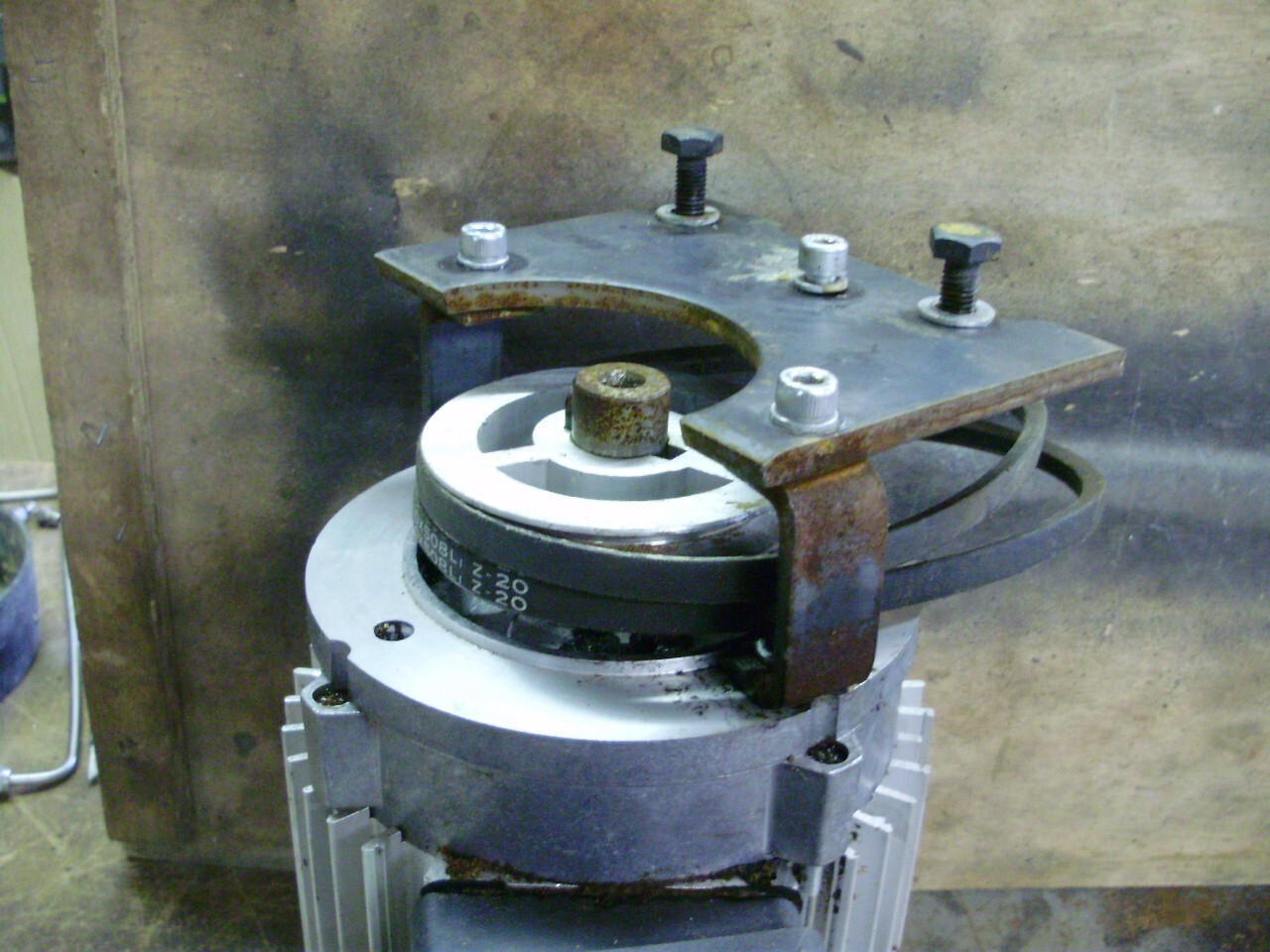 Bracket, FT Face Frame Mounting Flange Adaptor, Fits Hanning Electric Motor