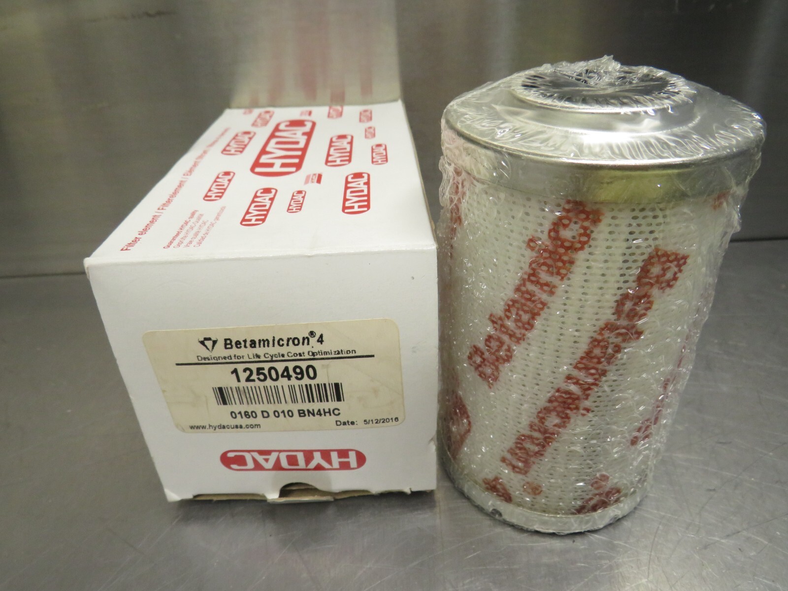 Hydac 1250490 Filter 0160D010BN4HC