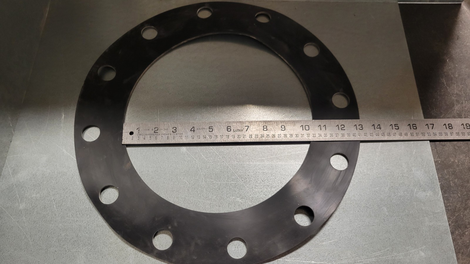 Reliapak 10″ Flange Kit EPDM Rubber 1/8″ Gasket 150# w/ Bolts & Nuts