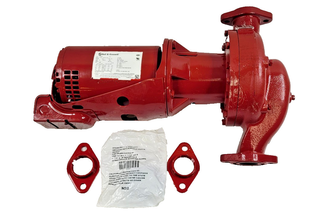 BELL & GOSSETT E60-1.5X5.75 IN-LINE MOUNTED CENTRIFUGAL PUMP 3/4HP 48T17D173B