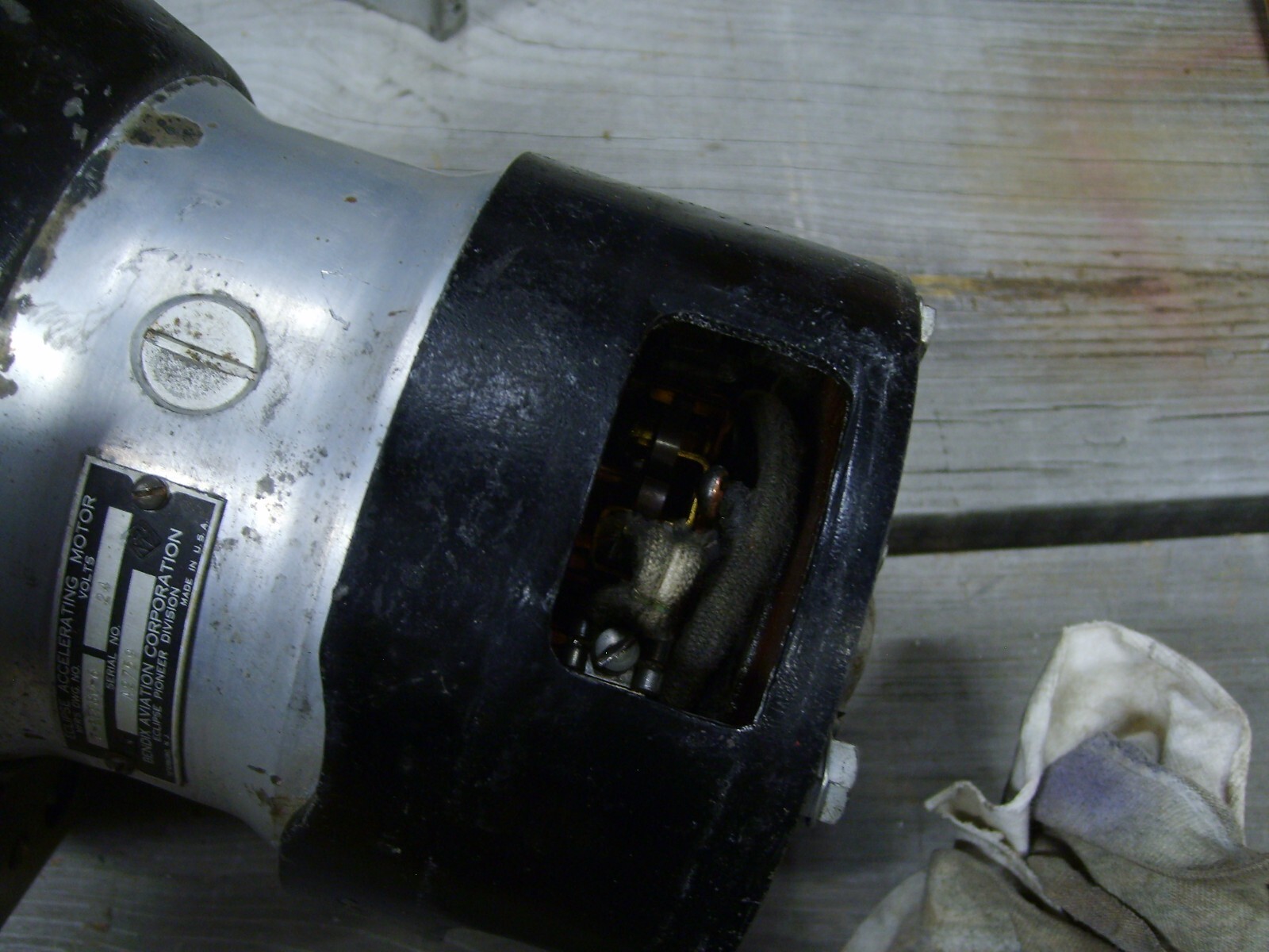Bendix Eclipse Aircraft Engine Starter Accelerating Motor T-6 R1340 Texan AT-6