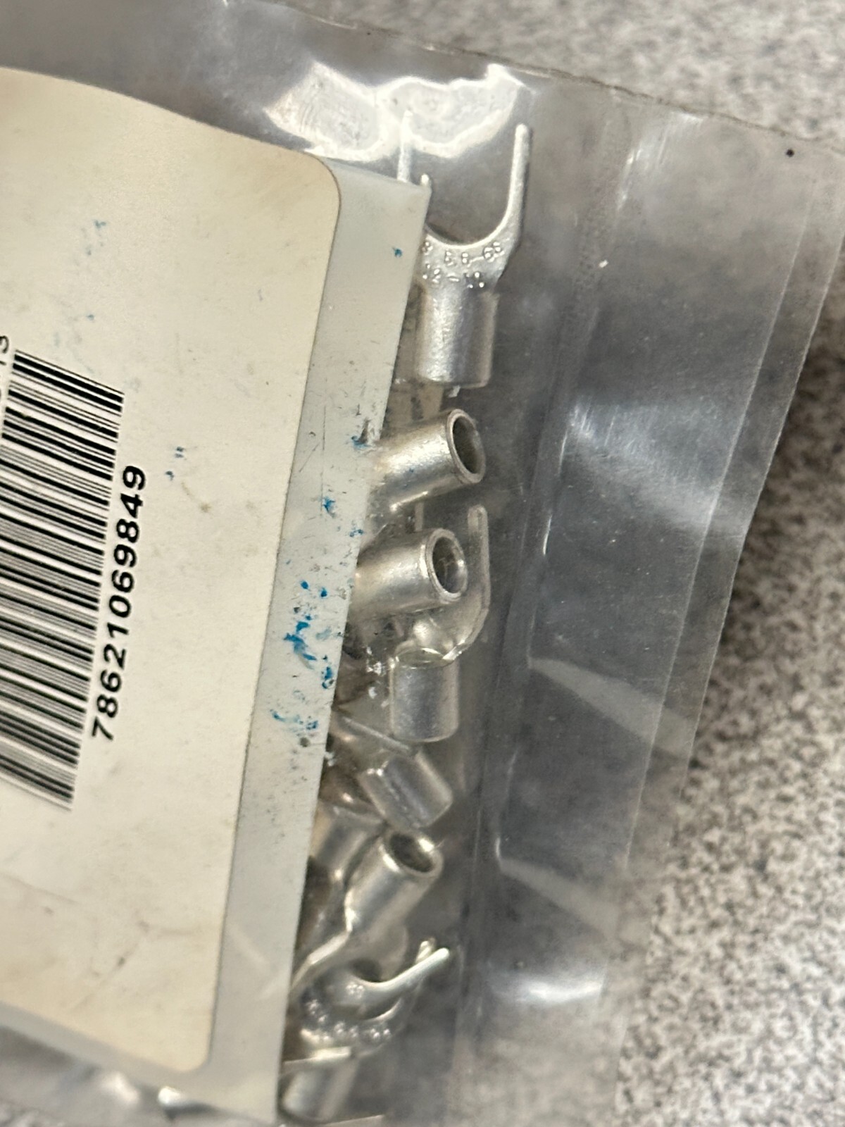NEW 50 pack Thomas & Betts T10-14F Uninsulated Fork Terminal 12-10AWG 1/4″ Stud
