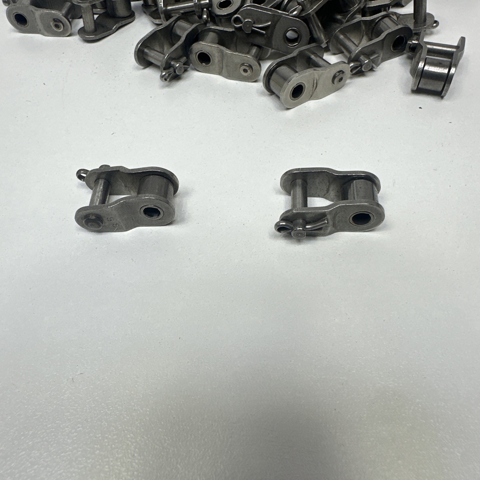 Whitney Chain Offset Link Chain 41 Pitch 1/2” Lot of 85 Stainless Steel ￼