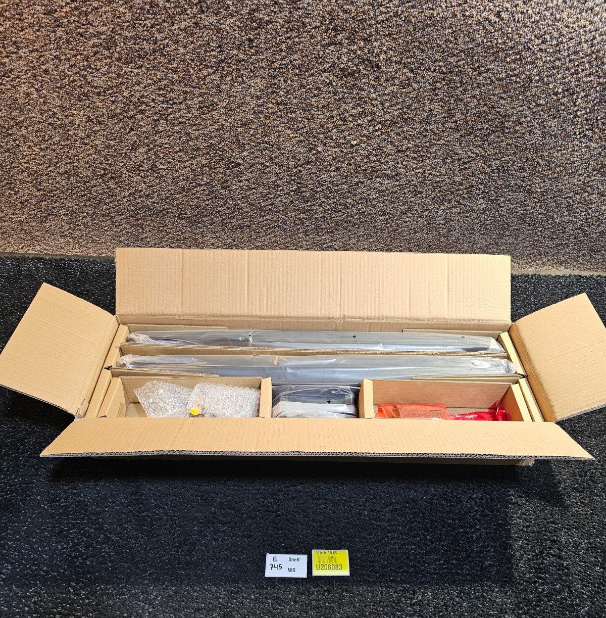 Uplift Desk FRM503B V2 2-Leg Standing Desk Frame Feet & Side Brackets T27 Black