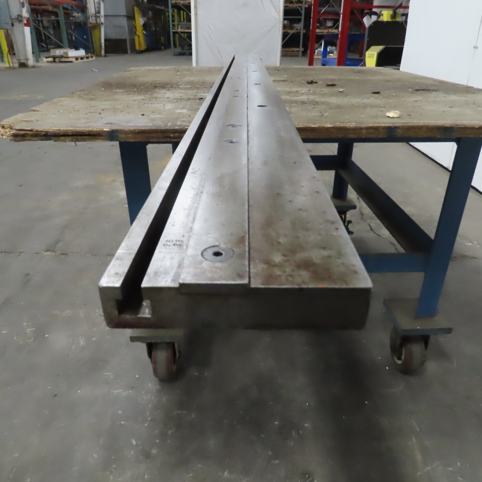 Press Brake Lower Die Holder 84-3/8″ L x 5″ W 5/8″ T-Slot