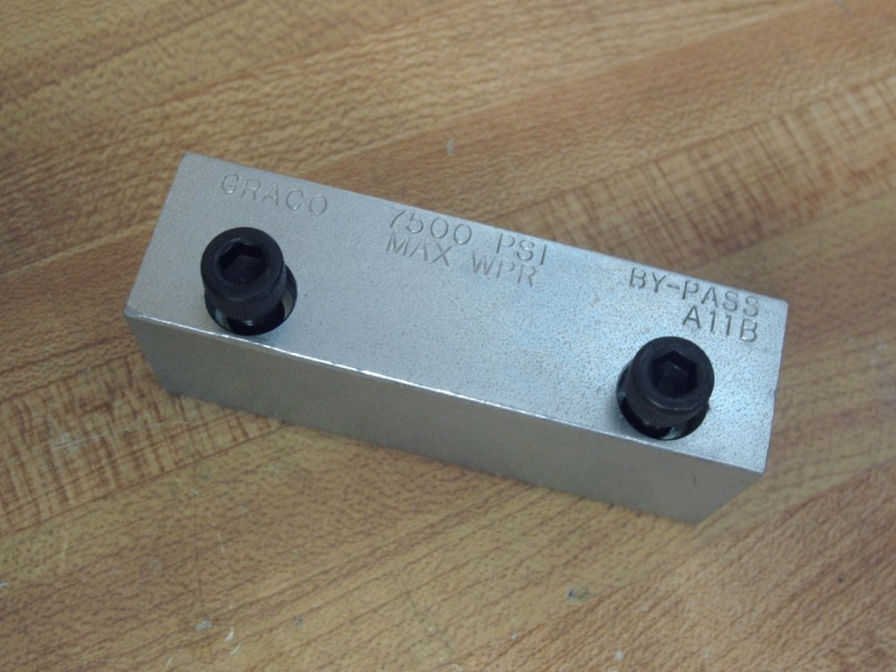 Graco Trabon Lubriquip 562660 Divider Valve BY-PASS Block