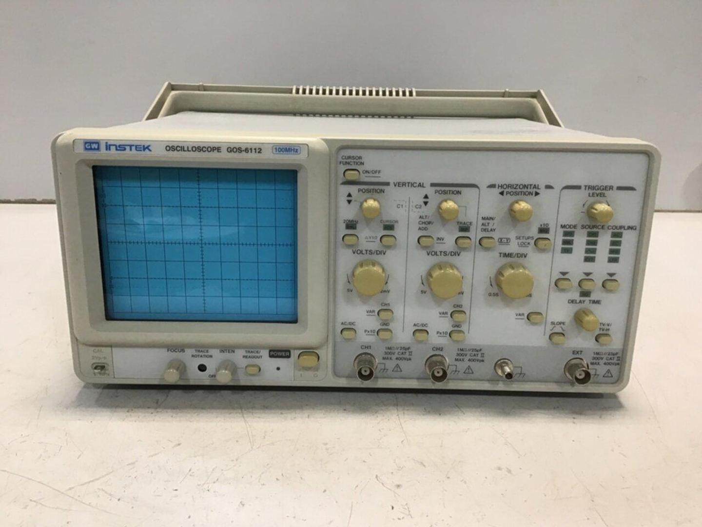 GW INSTEK Oscilloscope GOS-6112 Used #119523