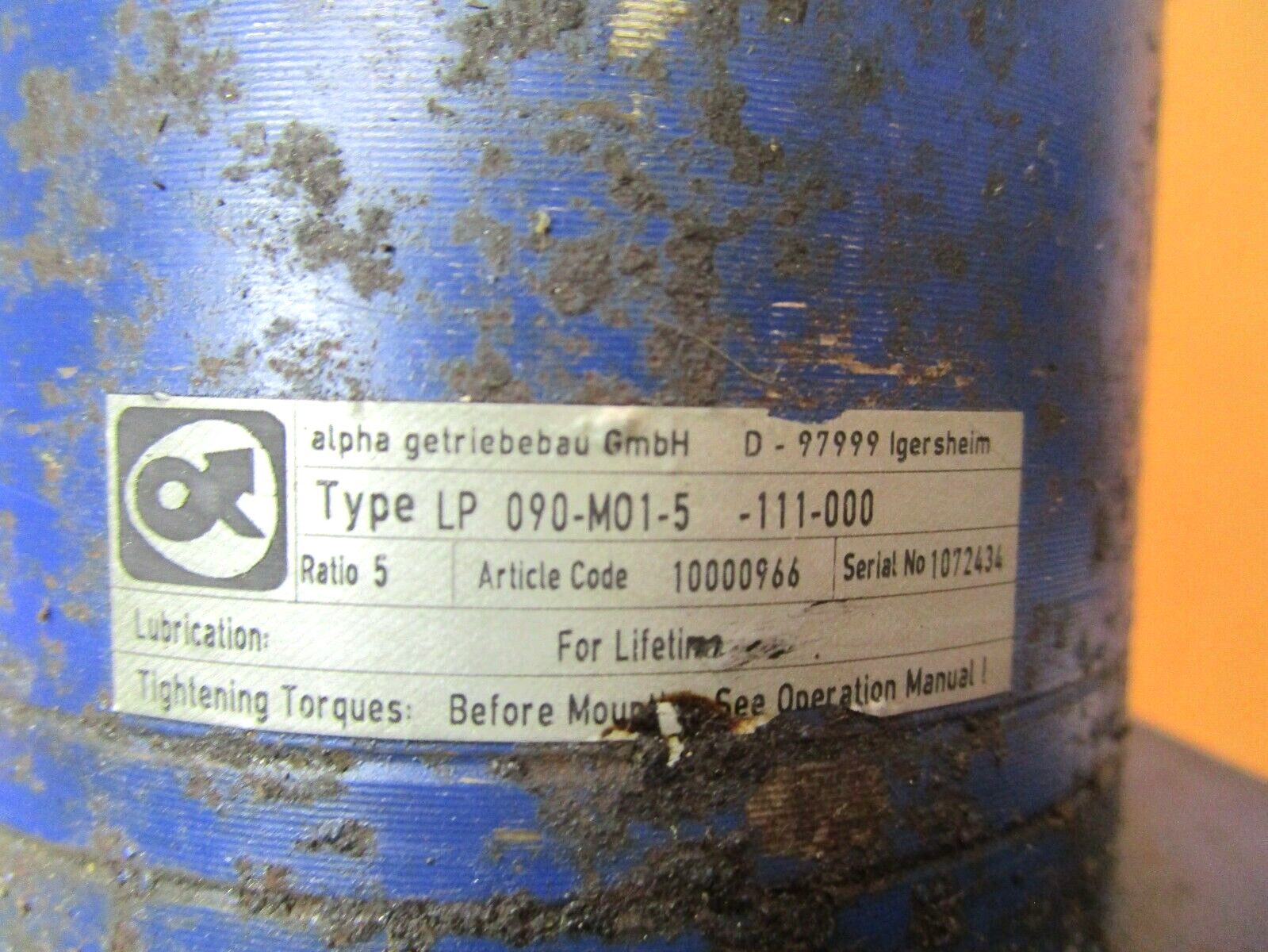 alpha LP090-M01-5-111-000 VRDM 31117/50LWC **PARTS ONLY** 50764HM