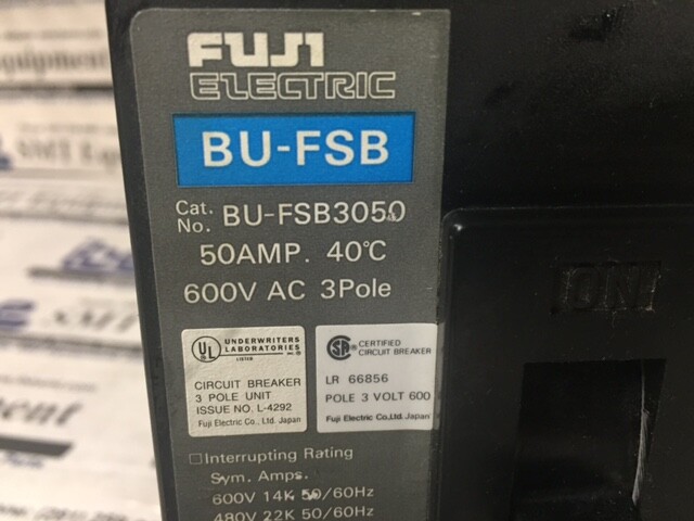 Fuji Electric Breaker – BU-FSB3050 w/Warranty