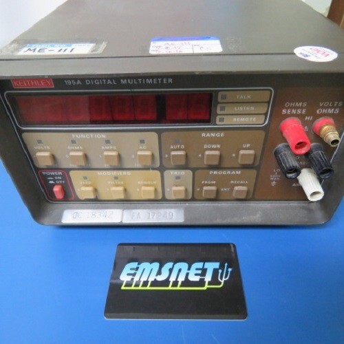 Keithley 195A Keithley Multimeter Qty of 1 per Lot Digital Multimeter DMM