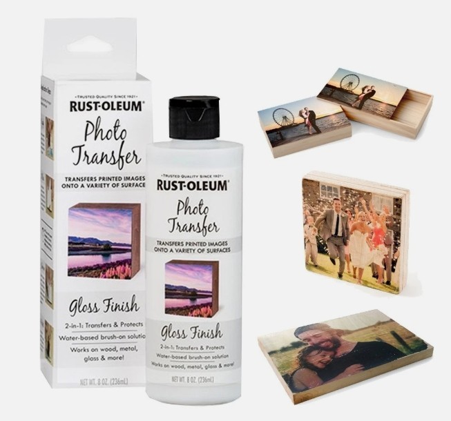Rust-oleum Photo Transfer (Gloss Finish) 8 oz. Bottle NEW in Original Box