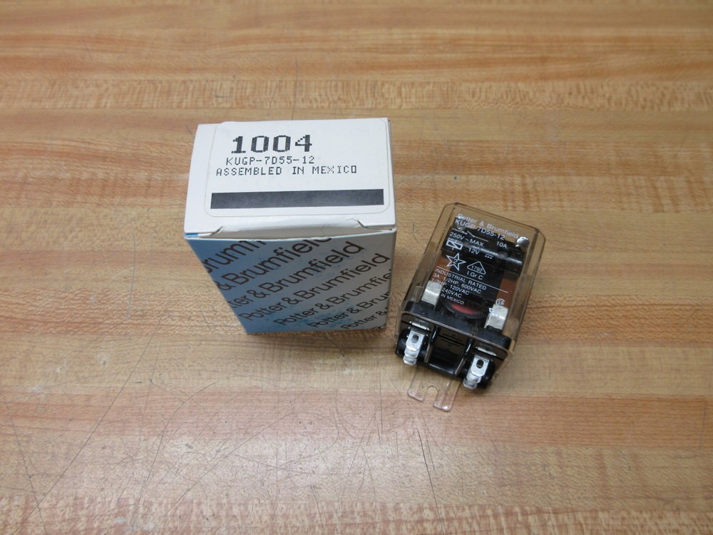 Potter & Brumfield KUGP-7D55-12V DC Relay KUGP-7D55-12VDC