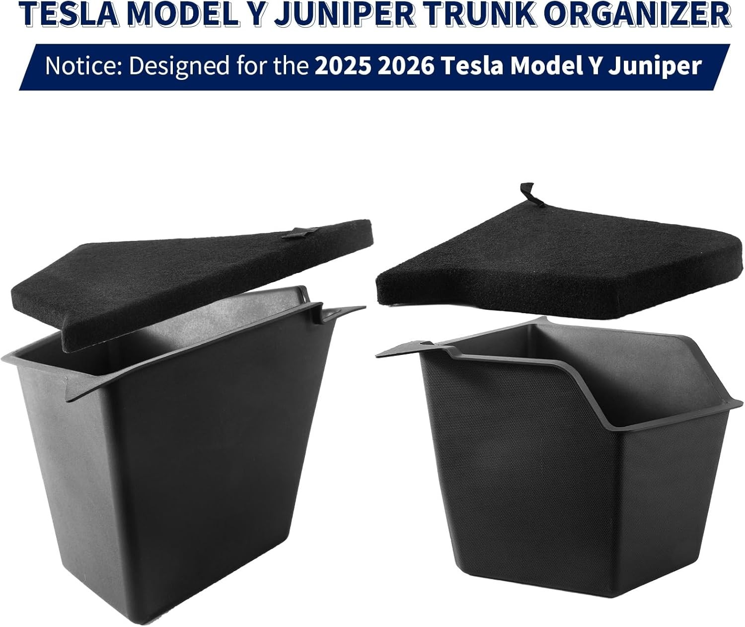 Tesla Model Y Juniper Rear Trunk Storage Bins 2025-2026