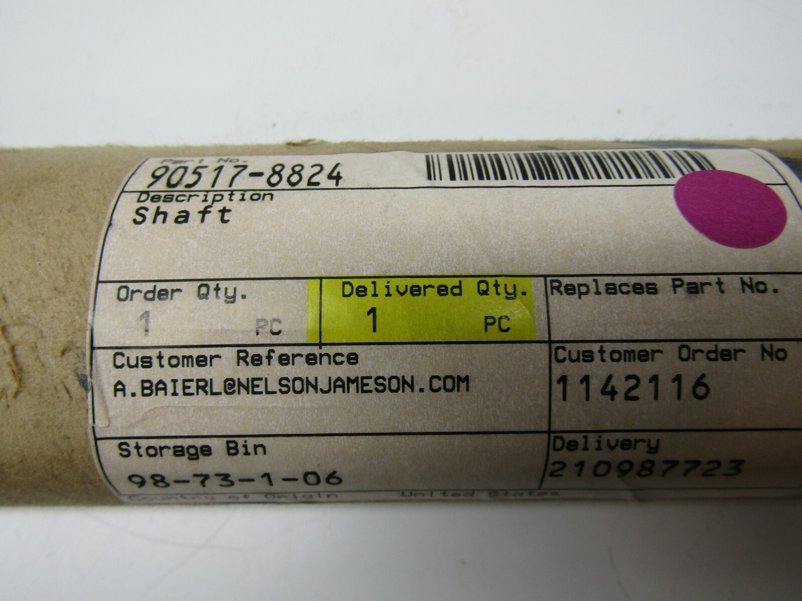 Compatible With – Tetraa Pac 90517-8824 Shaft