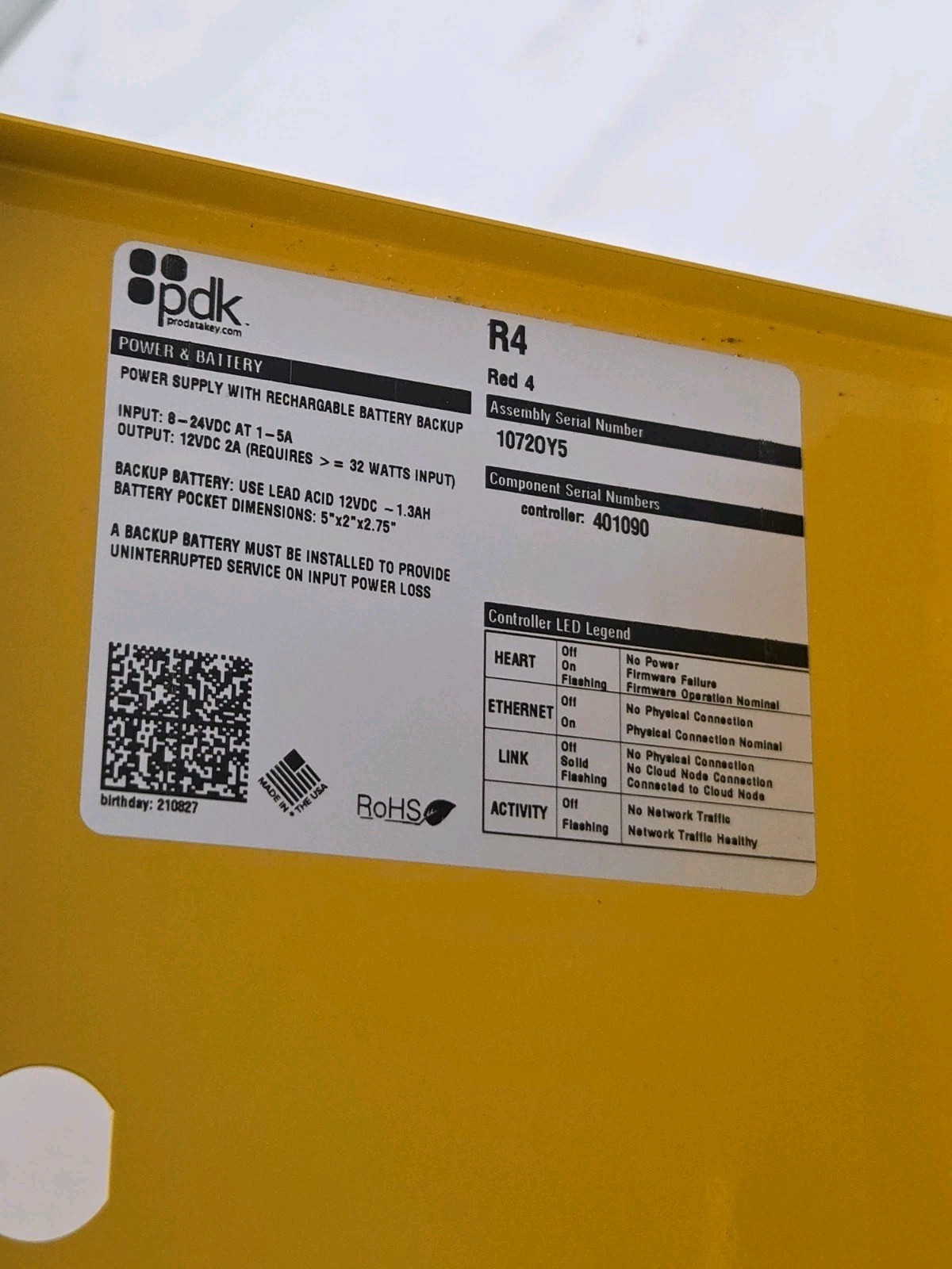 Prodata Key R4 Four Door Access Controller