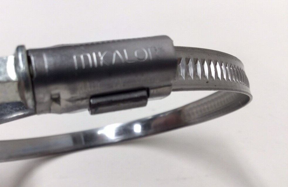Mikalor W2 70-90 Hose Clamp Worm Drive For Silicone Hose 70mm-90mm (Pack Of 2)