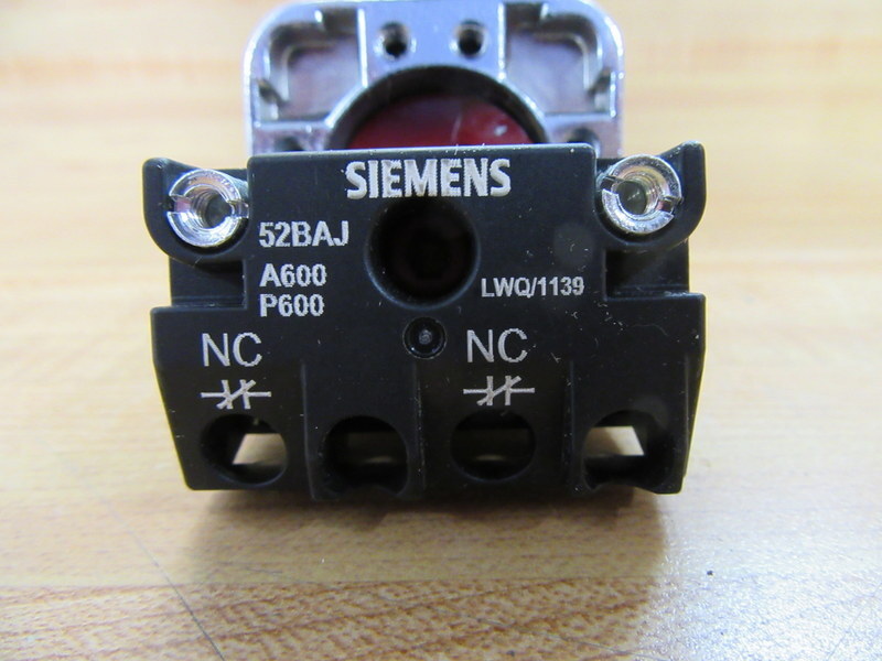 Siemens 52SC6AFJ1 Keyed Selector Switch