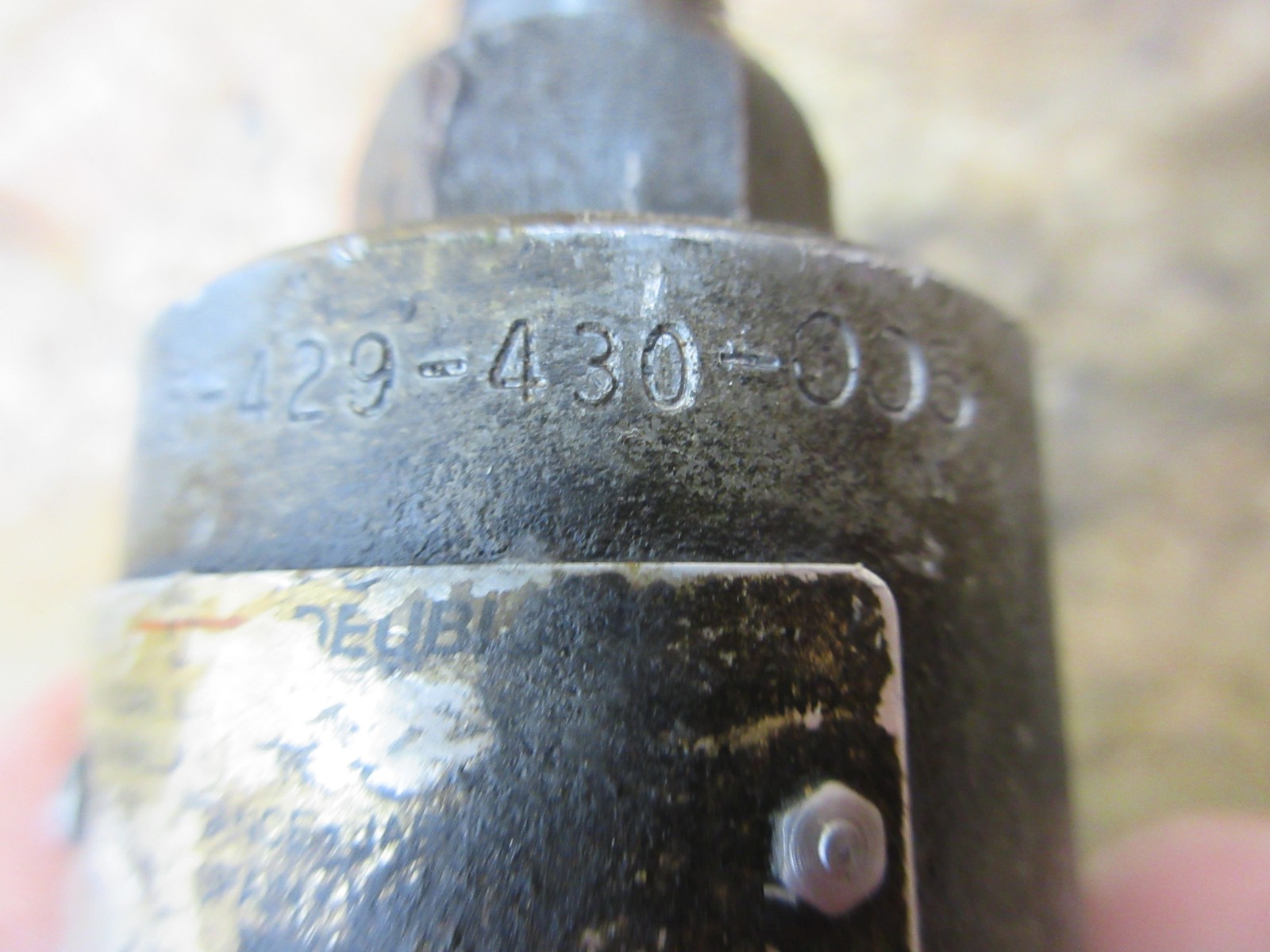 MIYANO LZ-02 CNC 1105-429-430 PNEUMATIC HIGH SPEED ROTARY JOINT COOLANT THRU