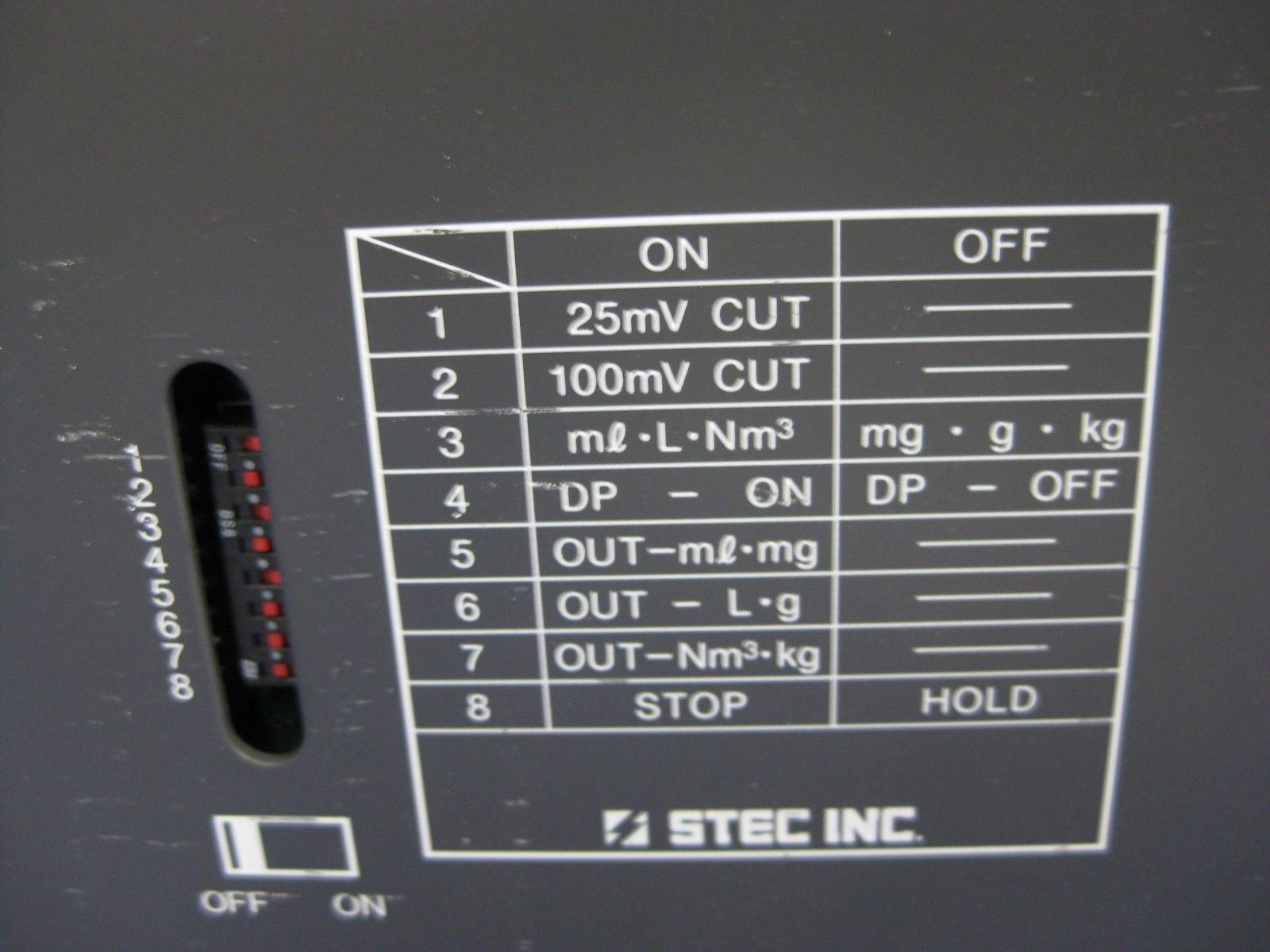 TEL Tokyo Electron STEC FI-1000 V1.3 Unit Flow Control for MFC, Used