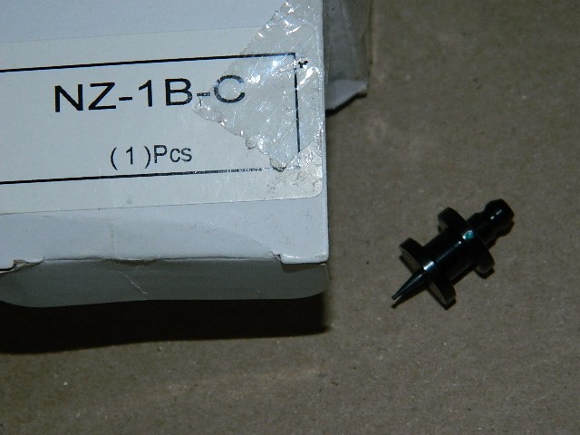 MANNCORP NZ-1B-C Nozzle #1 (ID=0.5, Black, Conical) Ceramic NEW LOT # 91