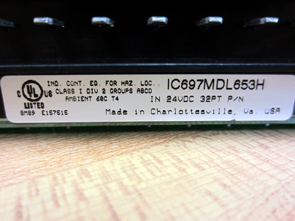 GE/Fanuc IC697MDL653H Input Module I3C7B4 (Pack of 3)