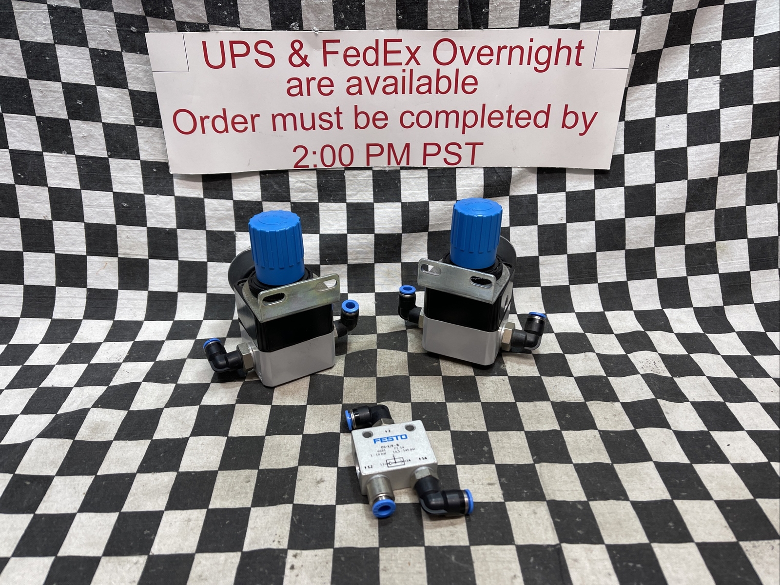 FESTO Regulator OS-1/8-B, LRP-1/4-0,7, 6681, 159500 LOT OF 3 SHIPSAMEDAY#1229V27