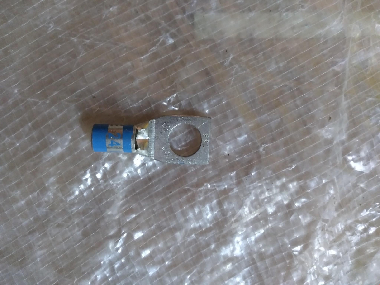Thomas & Betts Compression Lug, 30N 6 STR CU Blue Die 24 ,, 5/LOT