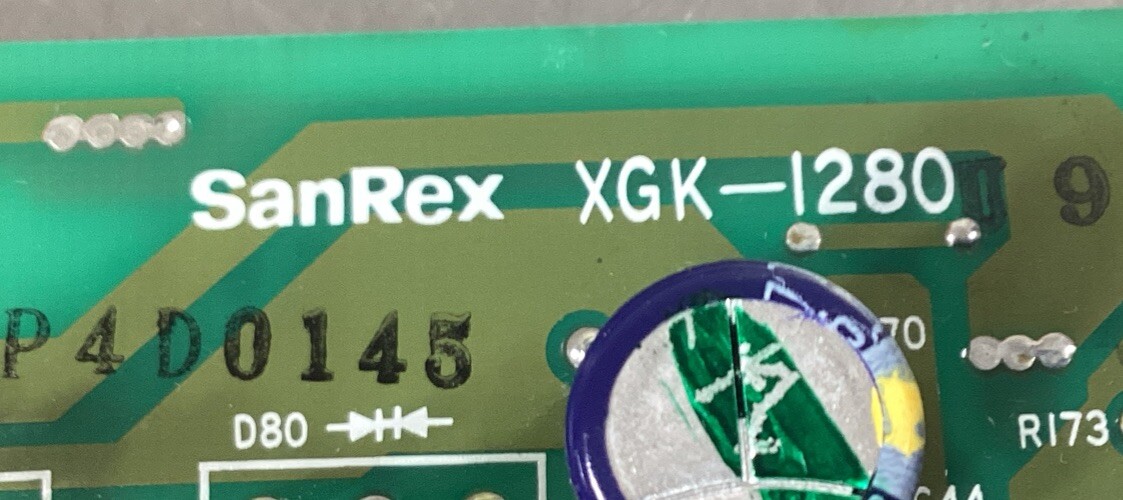 Sanrex XGK-1280 Circuit Board XGK-l280 3A-28