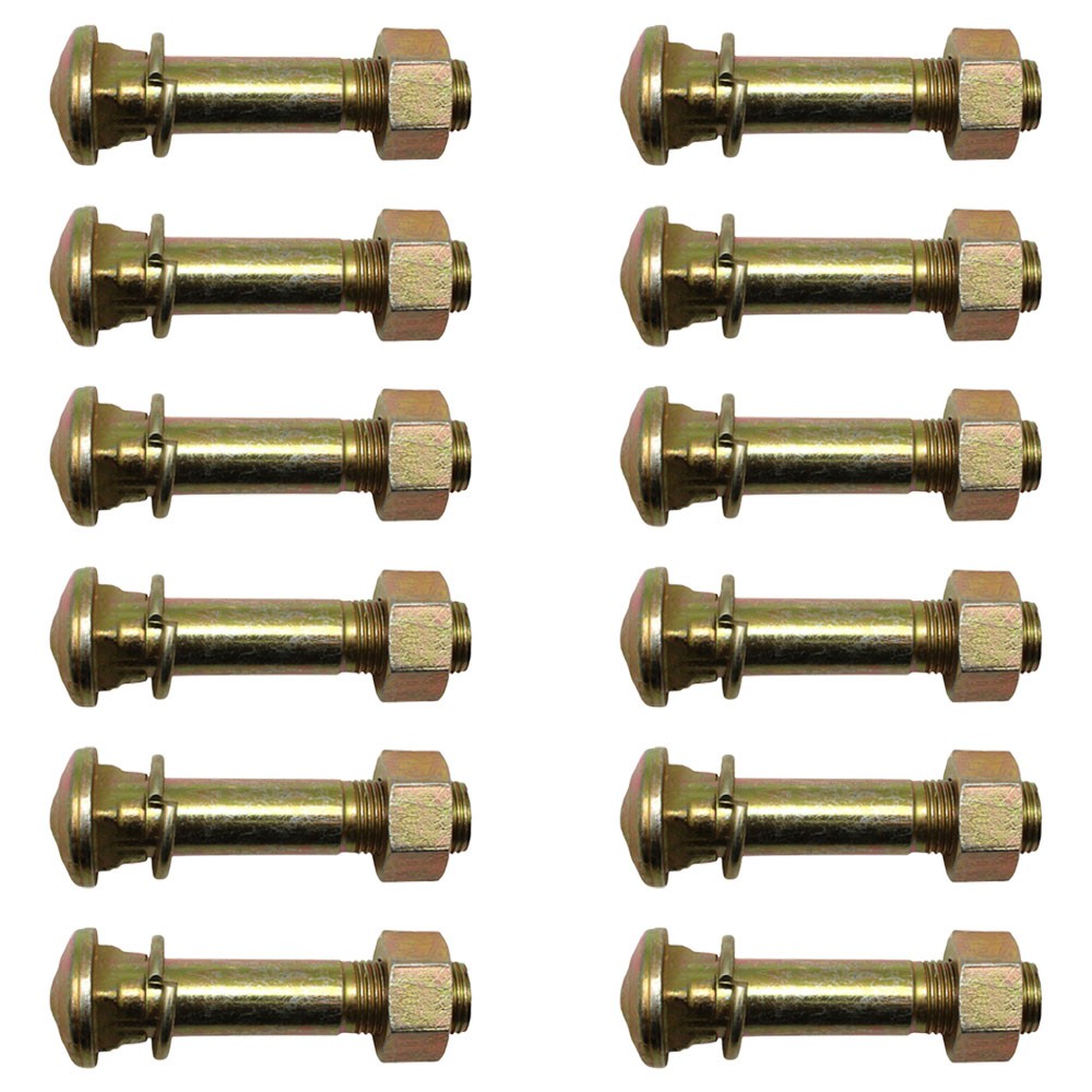 81821369 370938S36 12 Disc To Rim Shoulder Bolt Nut Fits Ford 8N 9N 2N NAA 600