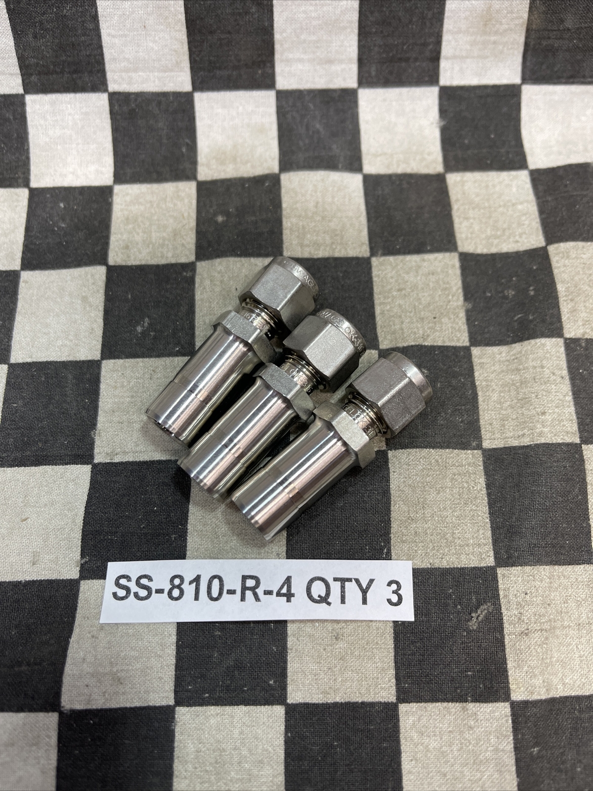 SWAGELOK REDUCER, SS-600-R-4, SS-810-R-4, 6TUR8-316, LOT OF 7, #1606V41