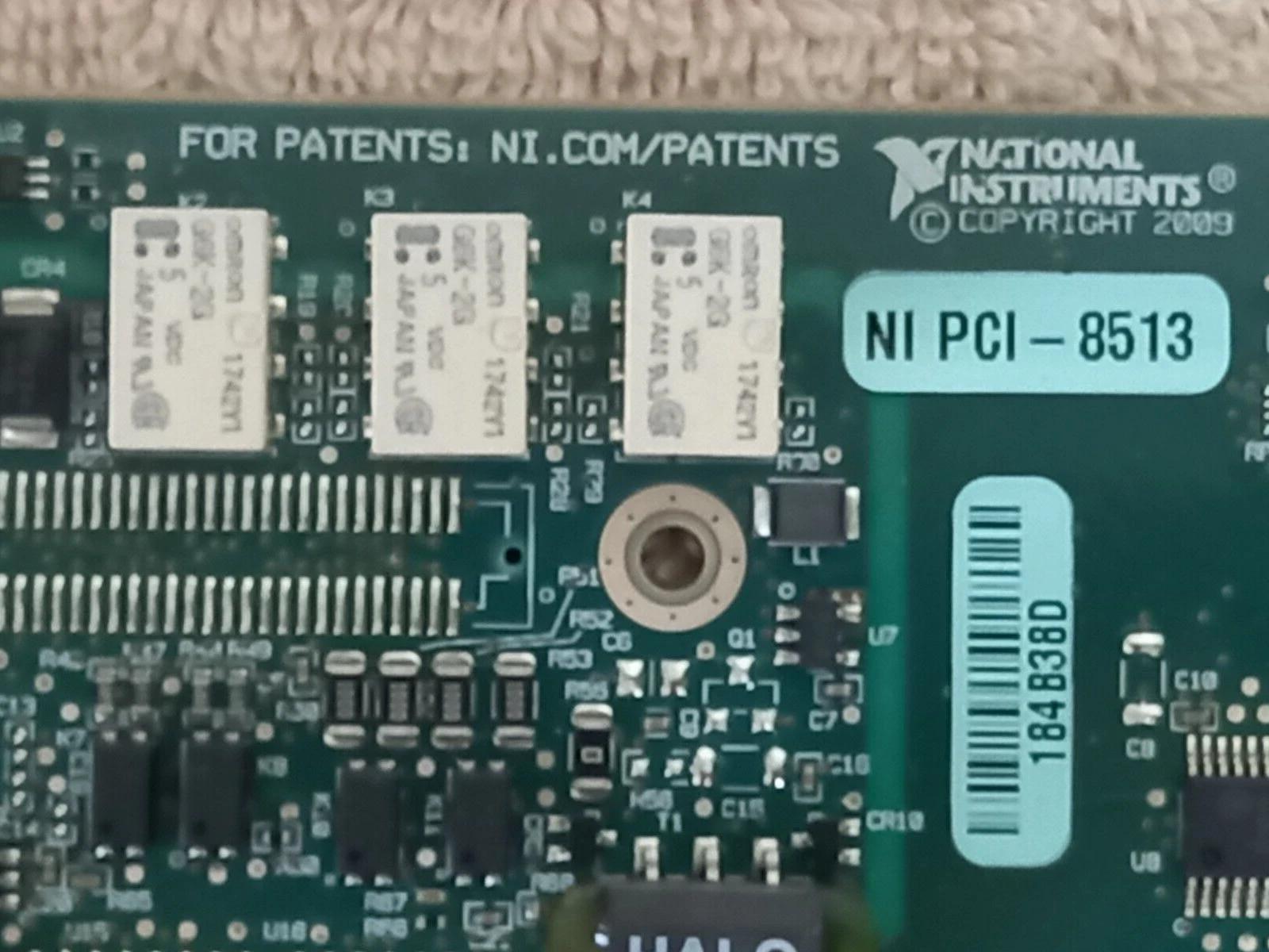 National Instruments NI PCI-8513 USED