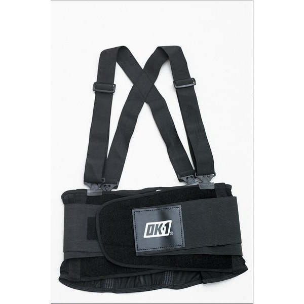 Ok-1 Ok-200S-Xl Back Support W/Suspenders, Contoured, Xl