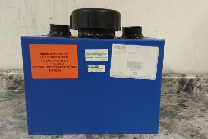 Orion 734001 1-1/2 In Inlet/Outlet Size 1.5 Gallon Capacity Dilution Tank