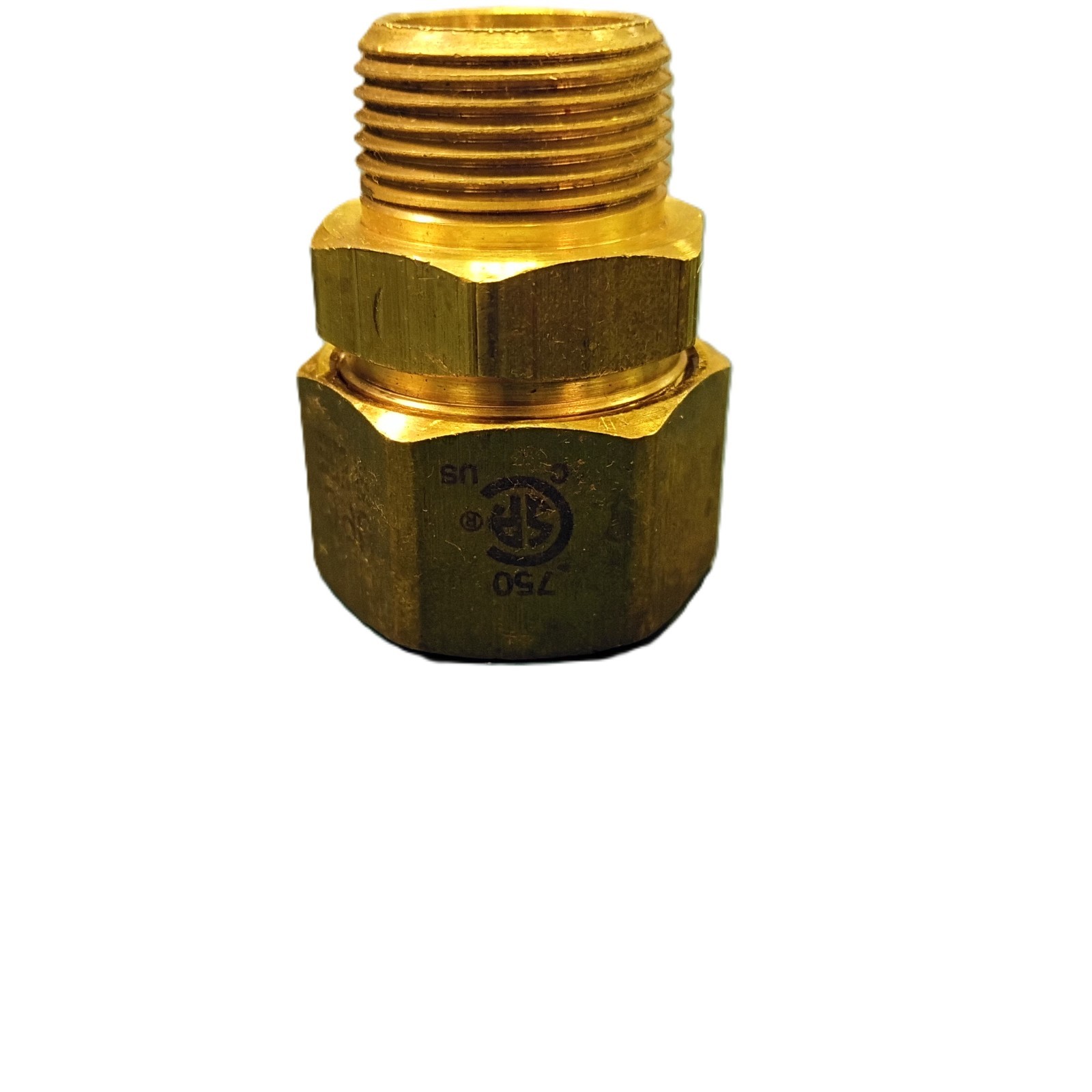 AutoFlare FGP-FST-750 TracPipe 3/4″ Straight Fitting Brass CSST/NPT OmegaFlex