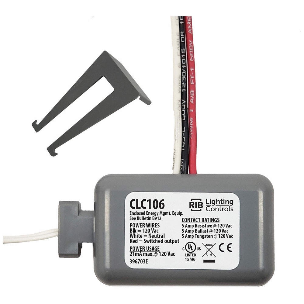 RIB CLC106 Pre-Wired Relay,120VAC,SPST-NO,5A 19NE28