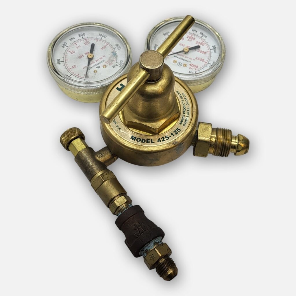 HARRIS 425-125 GAS REGULATOR 4000PSI CGA E-4