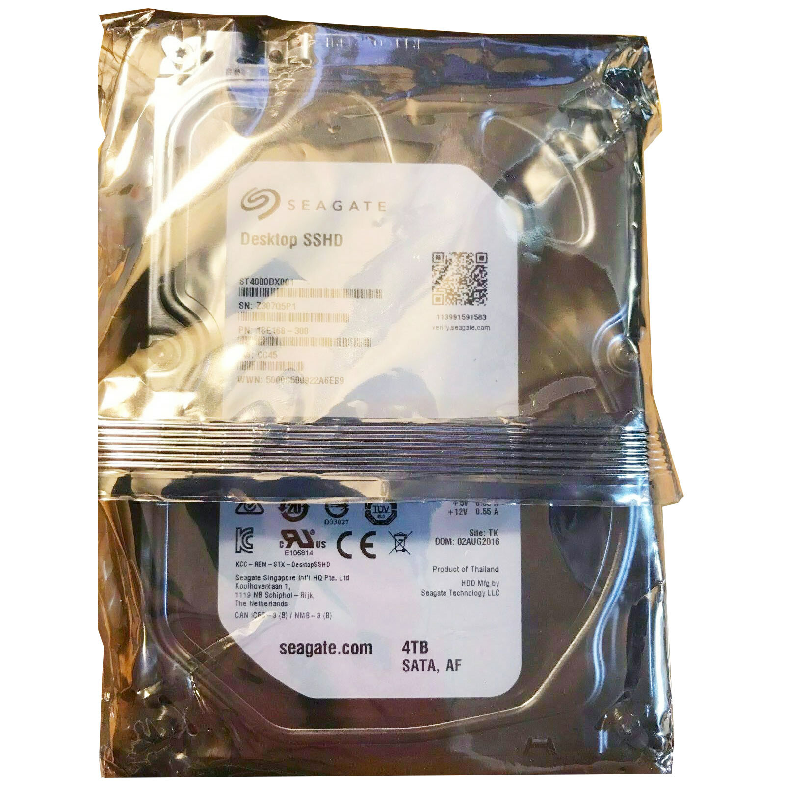 NEW SEAGATE ST4000DX001 SSHD Hybrid Hard Drive