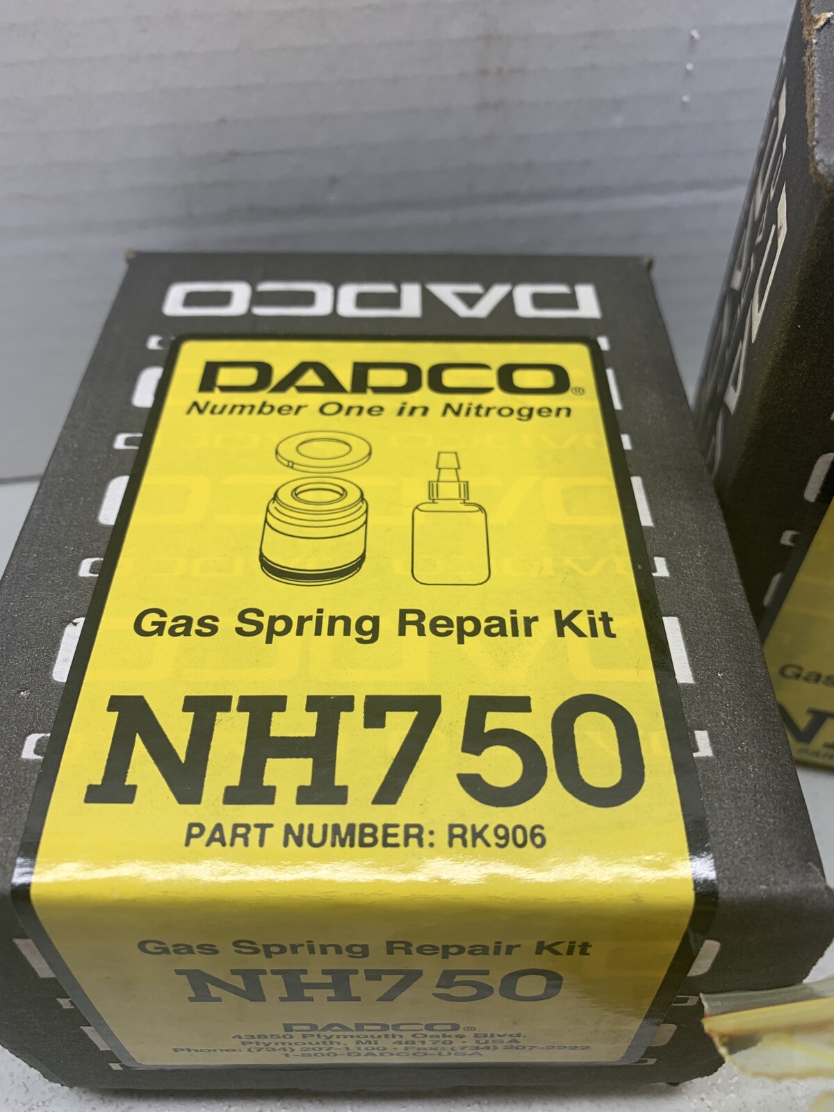 DADCO NH750 GAS SPRING REPAIR KITS RK906 (SET OF 2) **NEW**