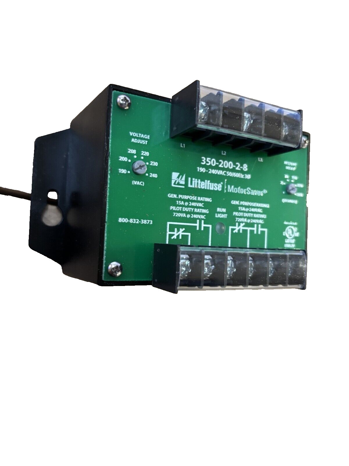 *NEW* Littelfuse 35020028 Motor Saver3-Phase Voltage 190-240V 350-200-2-8