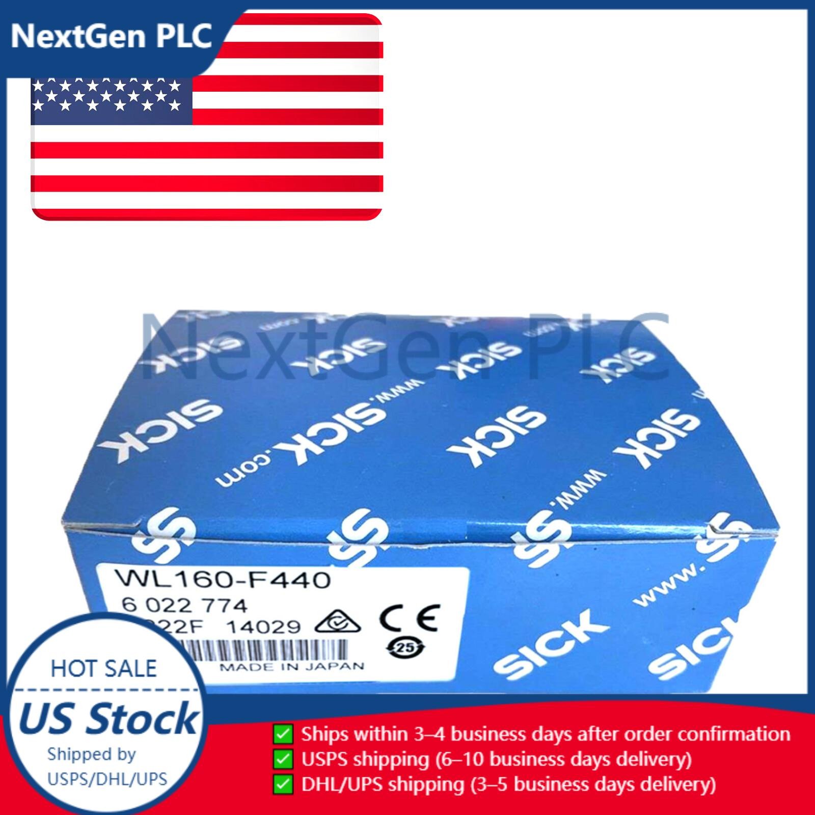 NEW SICK WL160-F440 Photoelectric sensor WL160F440- US Stock