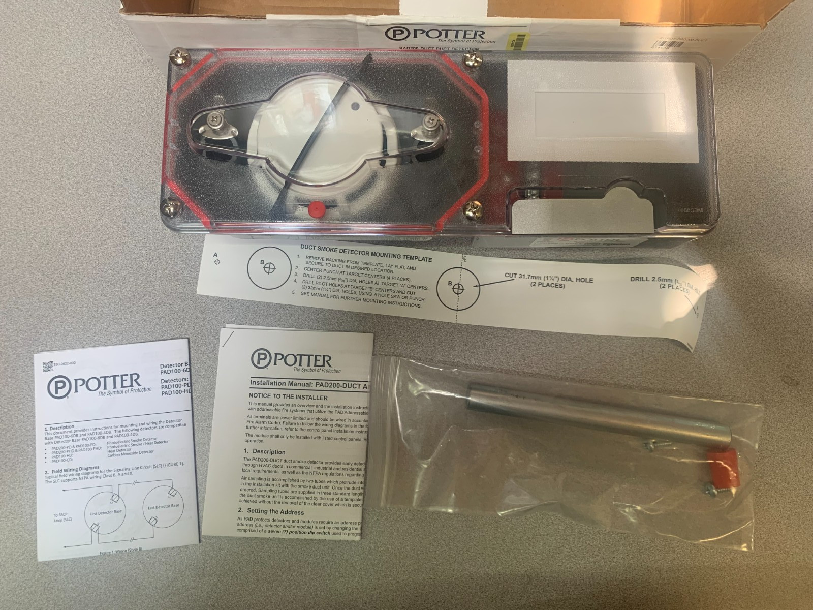 Potter PAD200-DUCT Duct Detector