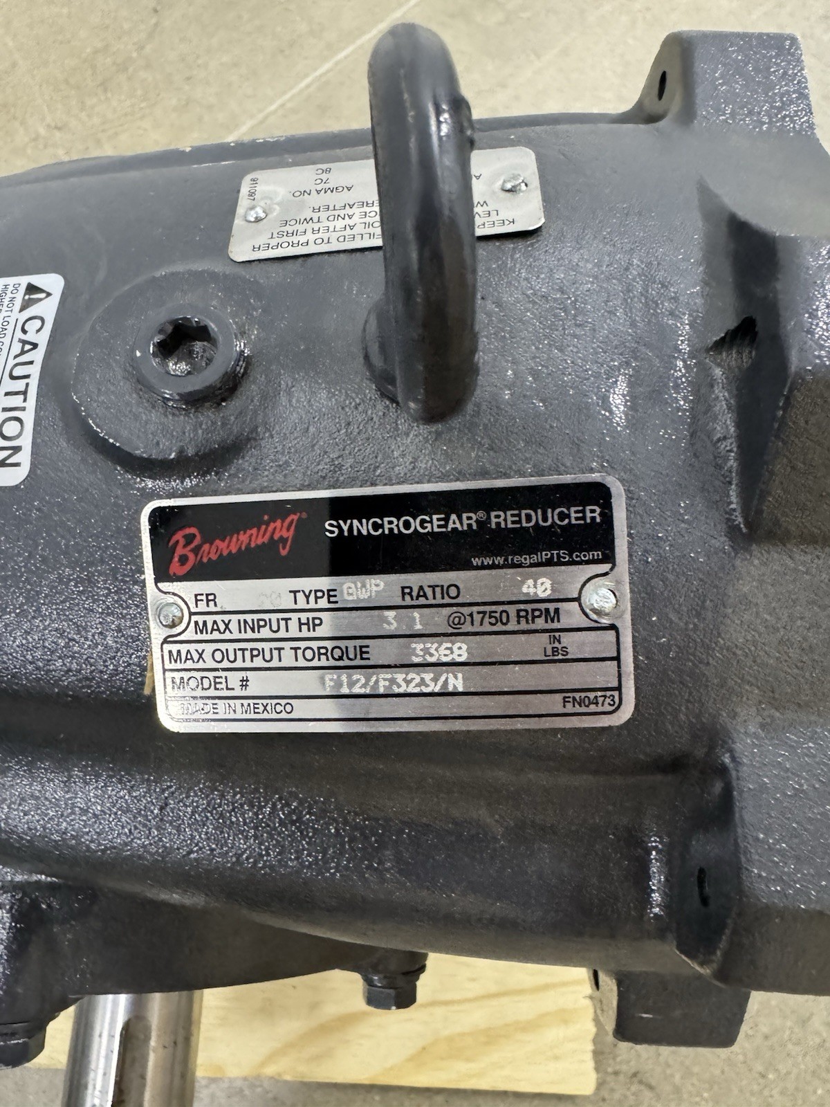 Browning (RRX) F319GW Syncrogear Reducer F12/F323/N