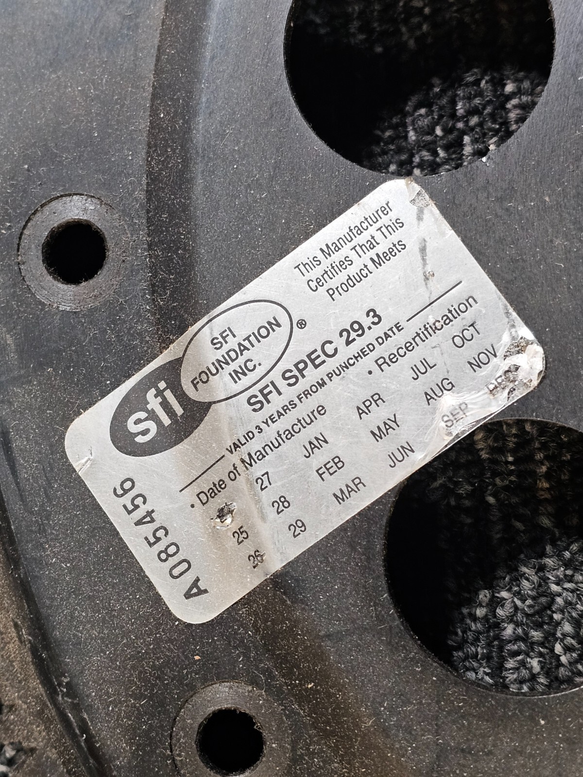 SFI Spec 29.3 Automatic Transmission Flexplate A085456