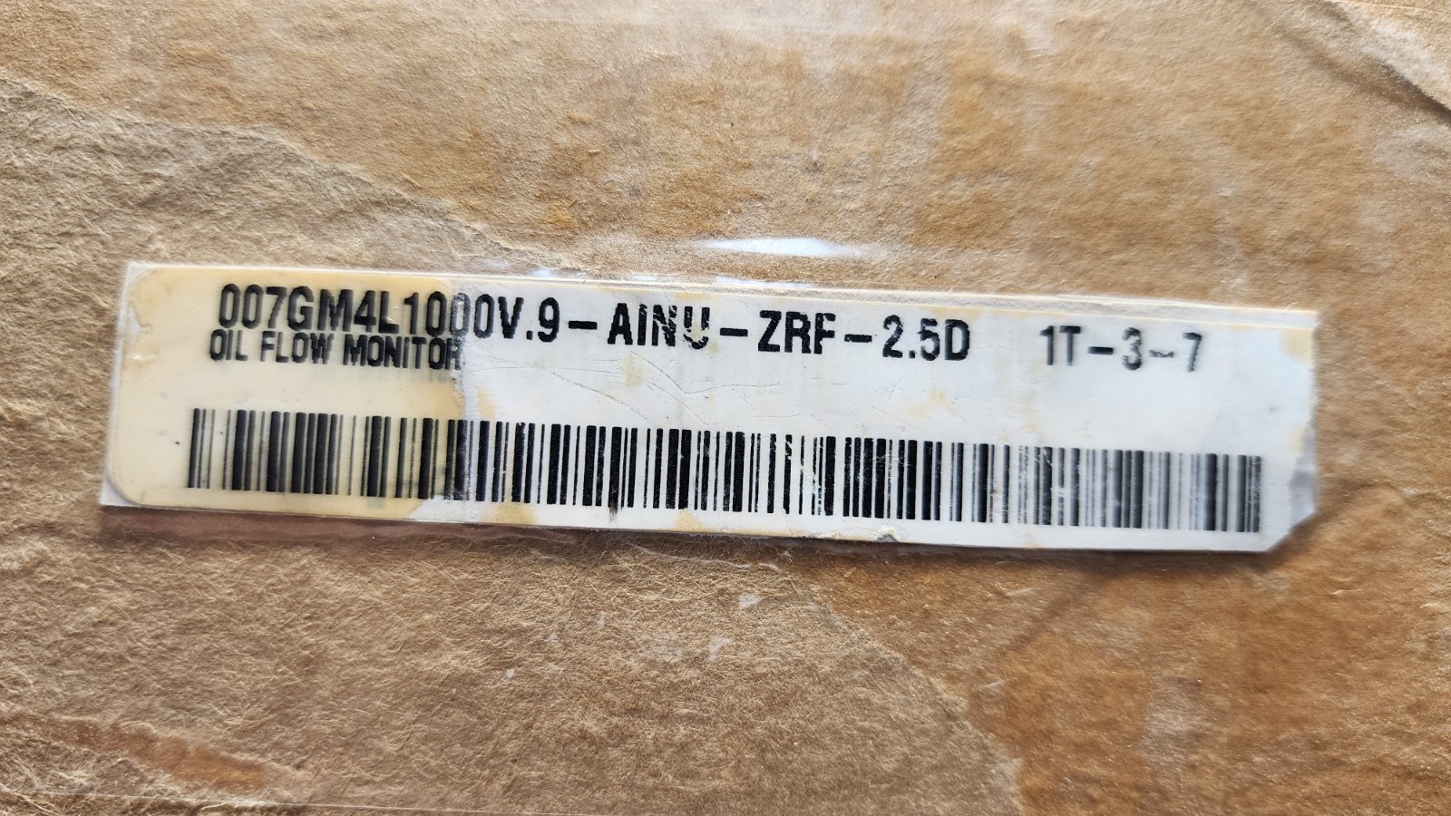 UNIVERSAL FLOW MONITORS 0076M-4L-1000V.9-A1NU-ZRF-2.5D NOS