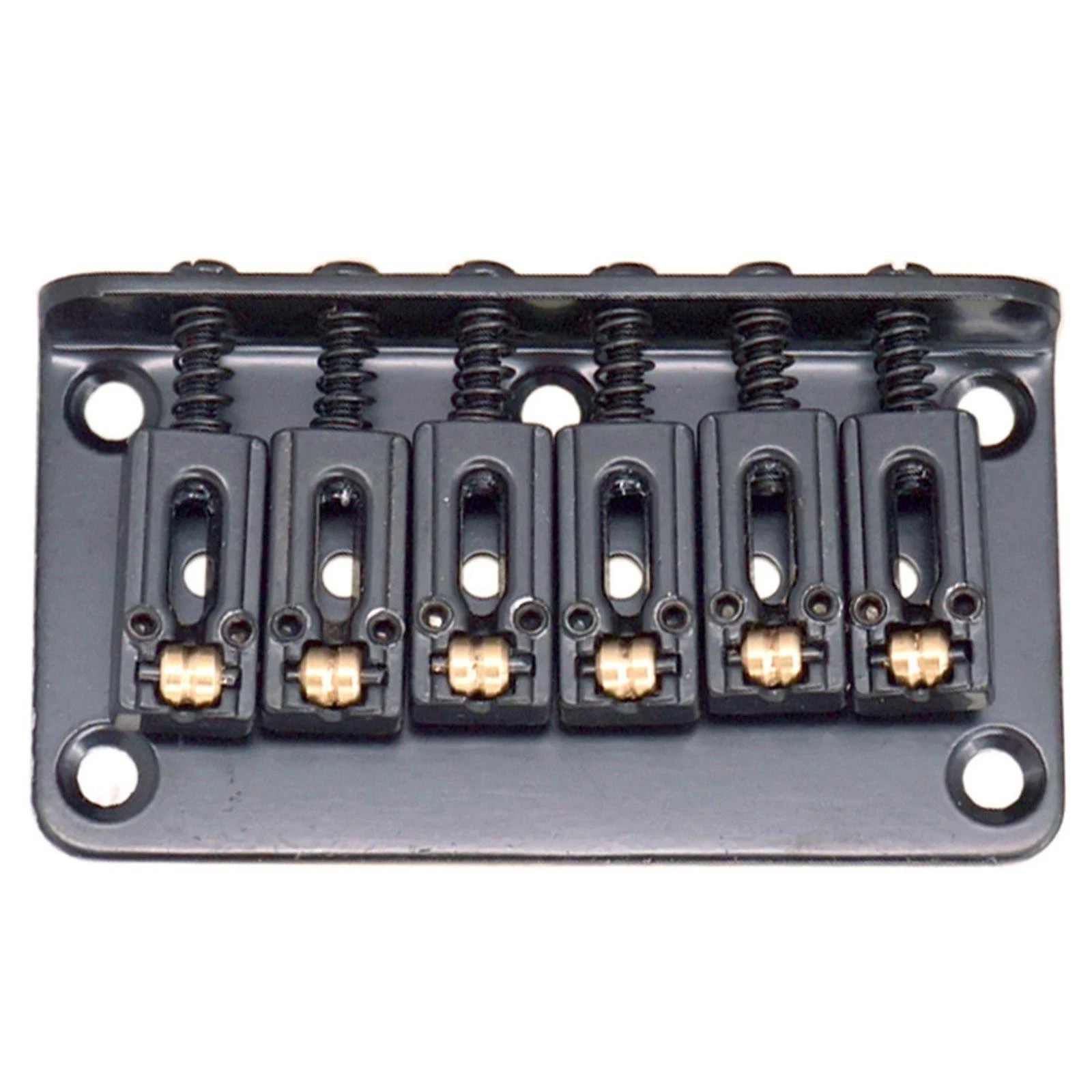 78mm Hardtail Fixed Guitar Bridge for 6-String -Guitar Parts Chrome Finish