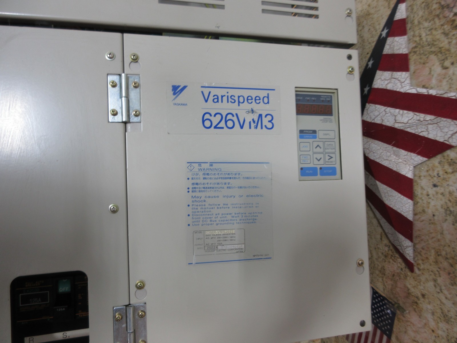 YASKAWA CIMR-VMS2022 YPHT11014-1A AVR000379 YPCT21104-1-0 3546P07530-B DRIVE