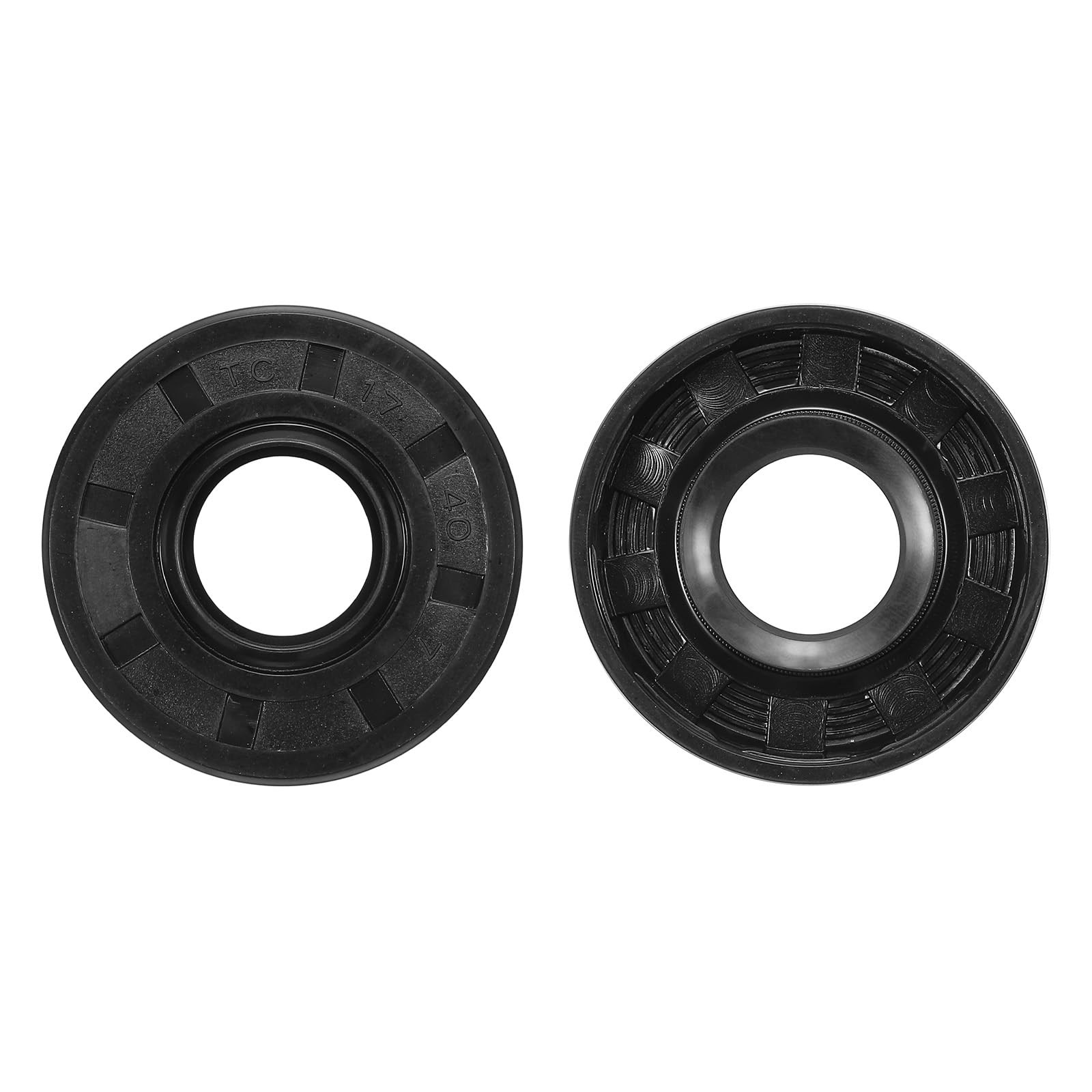 PATIKIL Oil Seal, TC 17mm x 40mm x 7mm Nitrile Rubber Cover x x